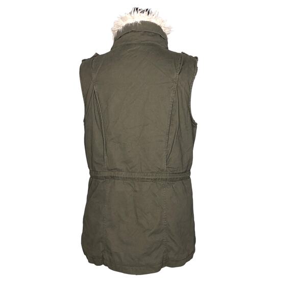 Tinsel SMALL Odensay Cargo Vest - Stitch Fix Sherpa Lined 4 Front Pockets - Picture 6 of 11